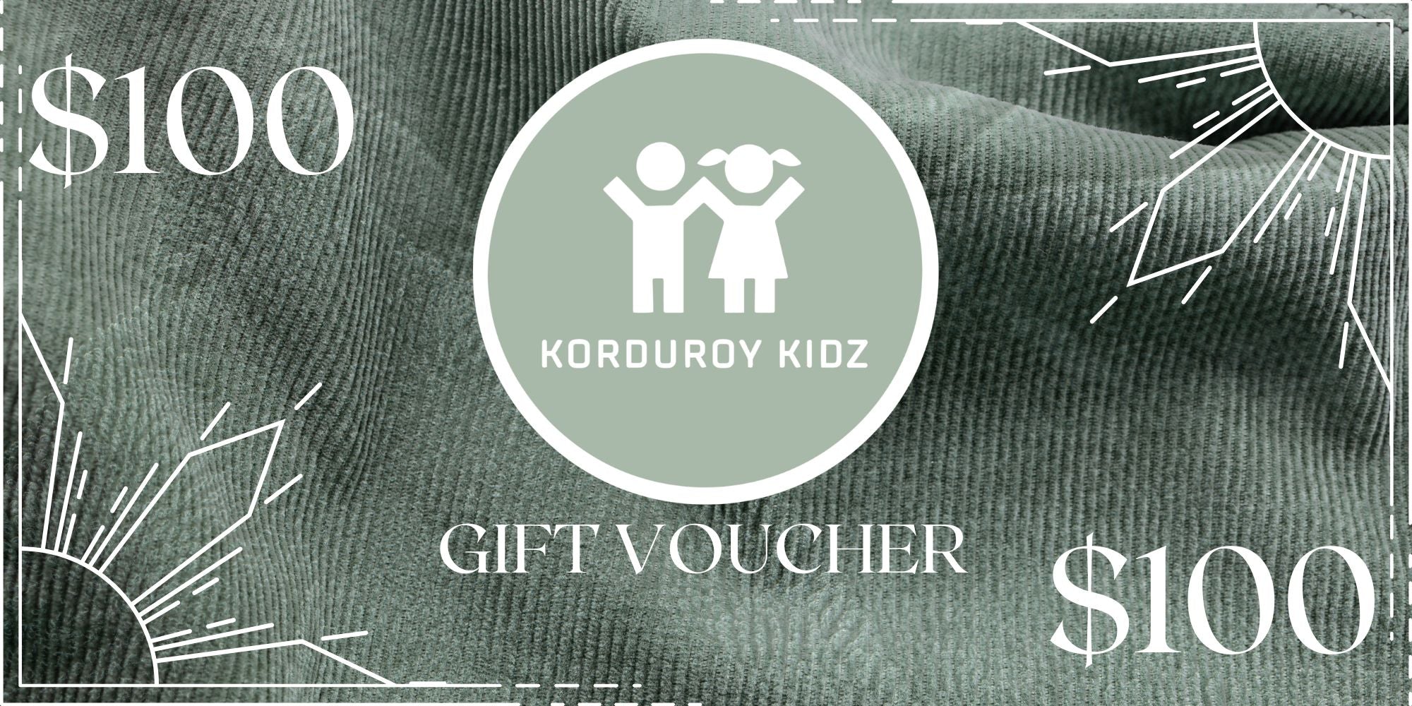 Gift Voucher Korduroy Kidz