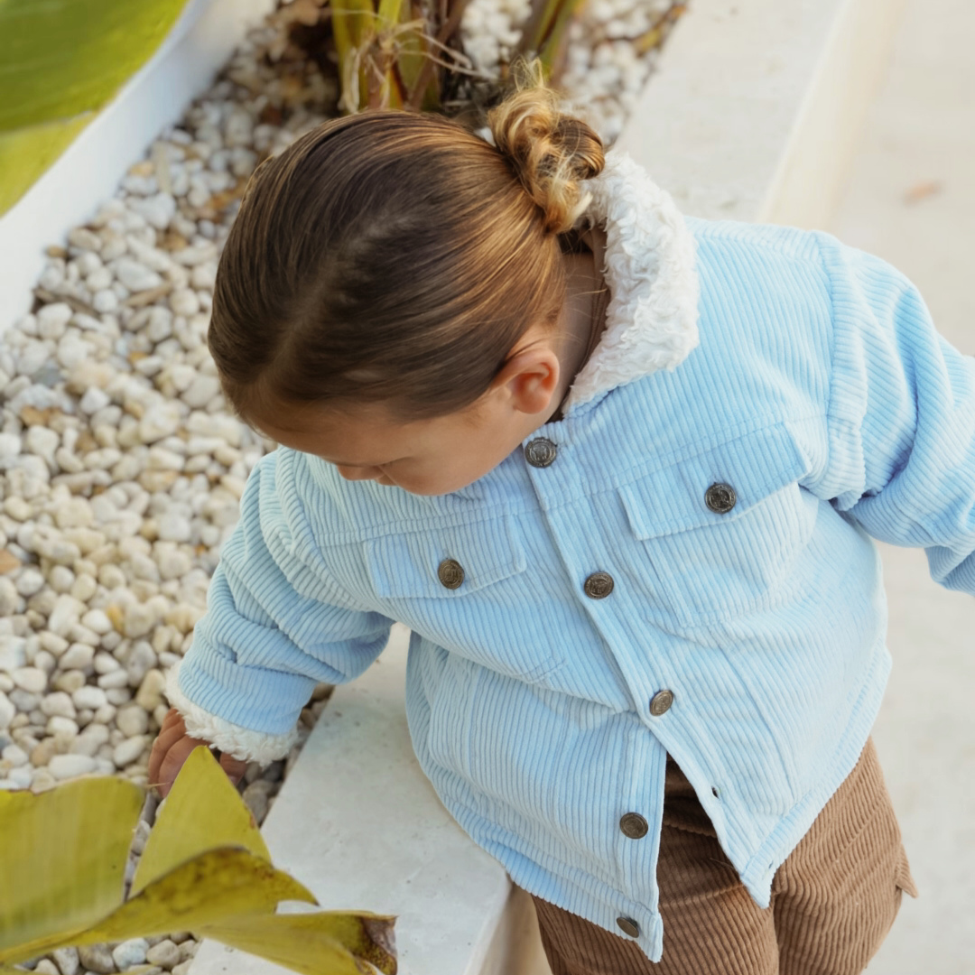 Kids Jacket Organic Cotton Corduroy & Sherpa Korduroy Kidz. For kids, infants and toddlers