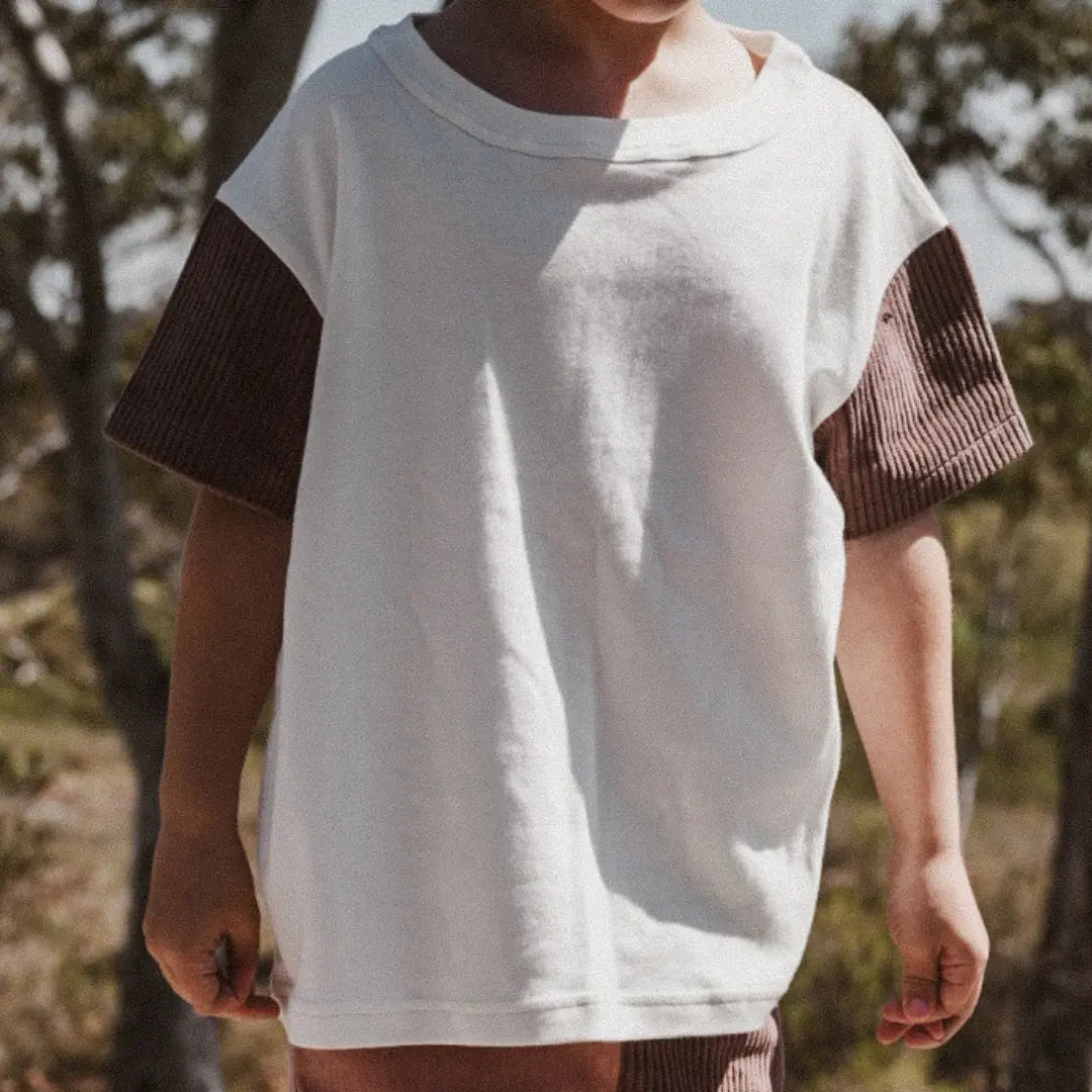 Kids Organic Cotton Corduroy T-Shirt Korduroy Kidz