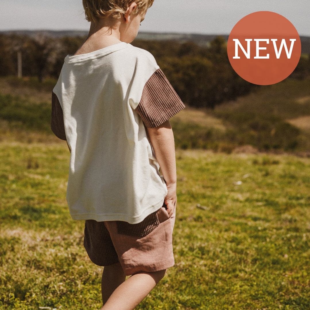 Kids Organic Cotton Corduroy T-Shirt