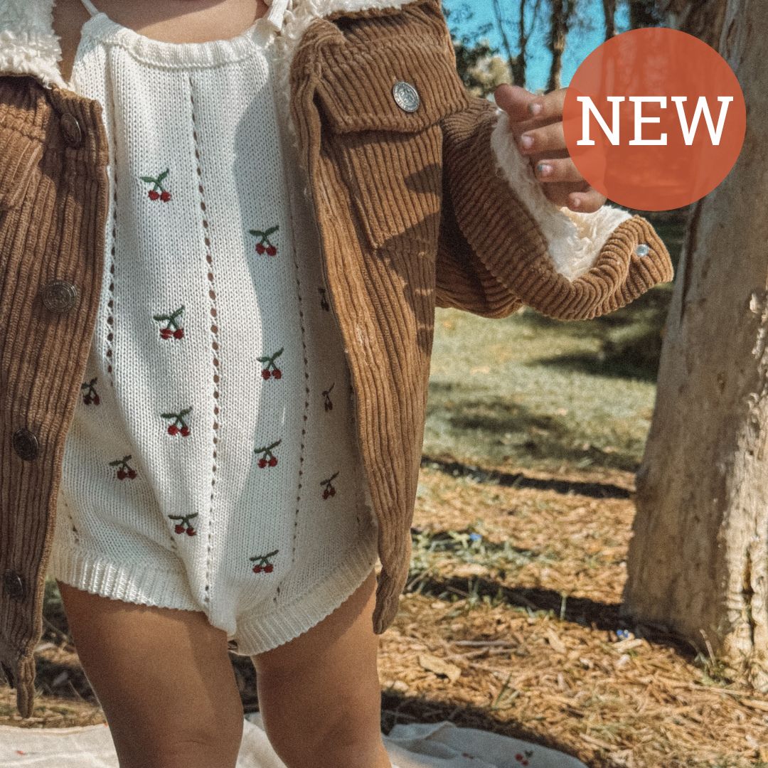 Kids Organic Cotton Corduroy Jacket