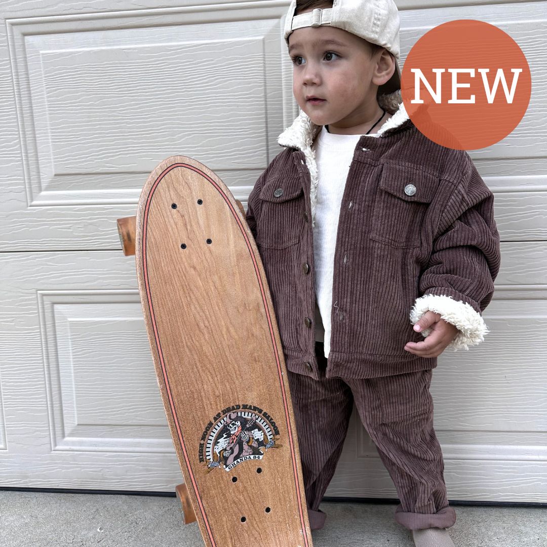 Kids Organic Cotton Corduroy Jacket
