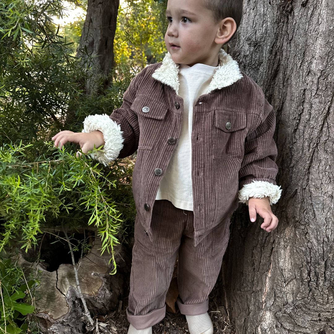 Kids Organic Cotton Corduroy Jacket