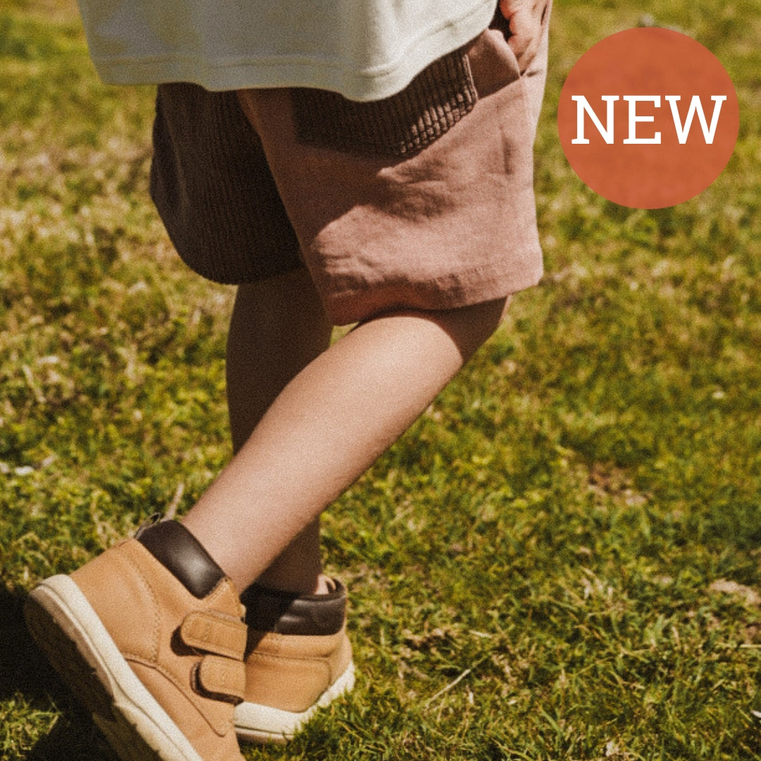 Kids Organic Cotton Corduroy & Denim Shorts